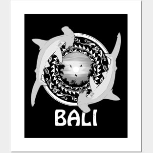 Hammerhead Shark Bali Indonesia Posters and Art